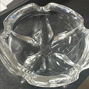Crystal Cigar Ashtray.